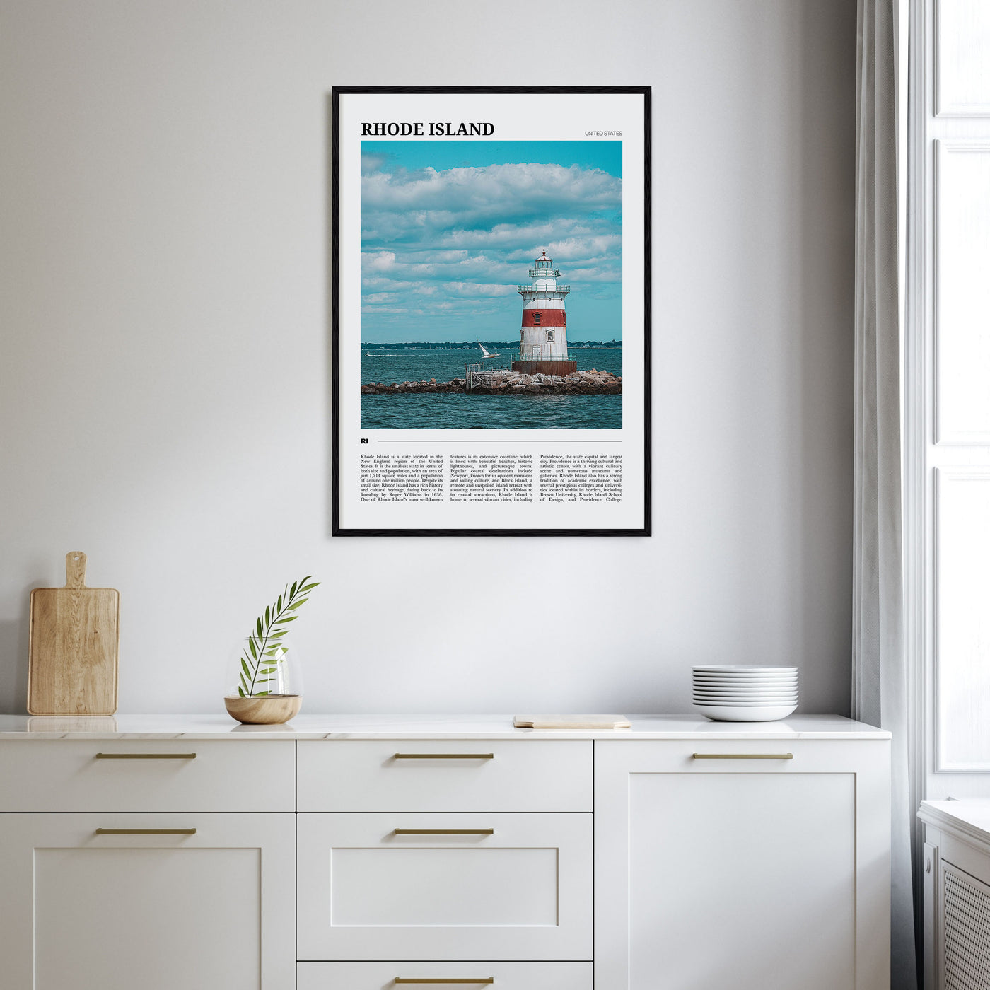 Rhode Island Travel Color Poster