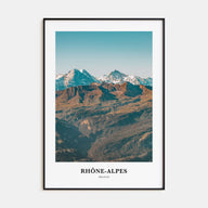 Rhône-Alpes Portrait Color Poster