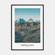 Rhône-Alpes Portrait Color Poster