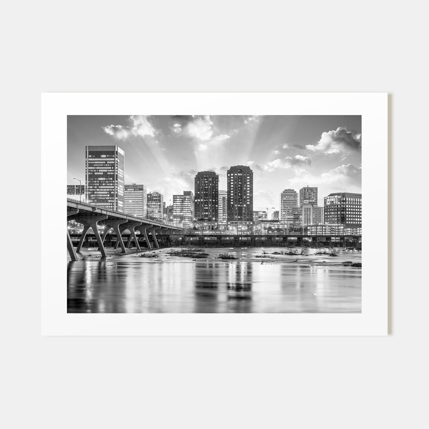 Richmond Landscape B&W Poster