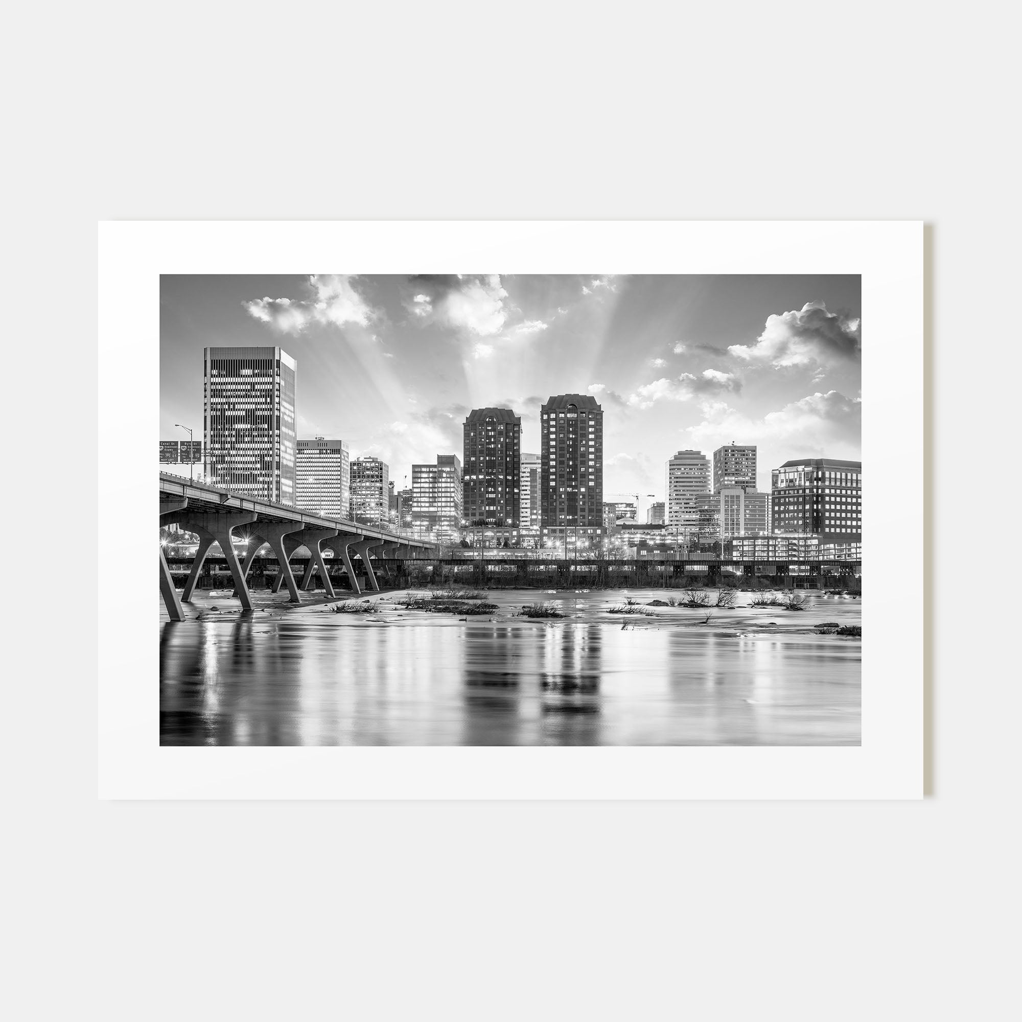 Richmond Landscape B&W Poster