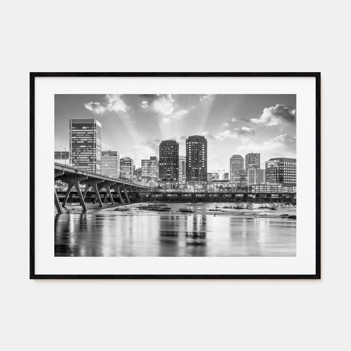 Richmond Landscape B&W Poster