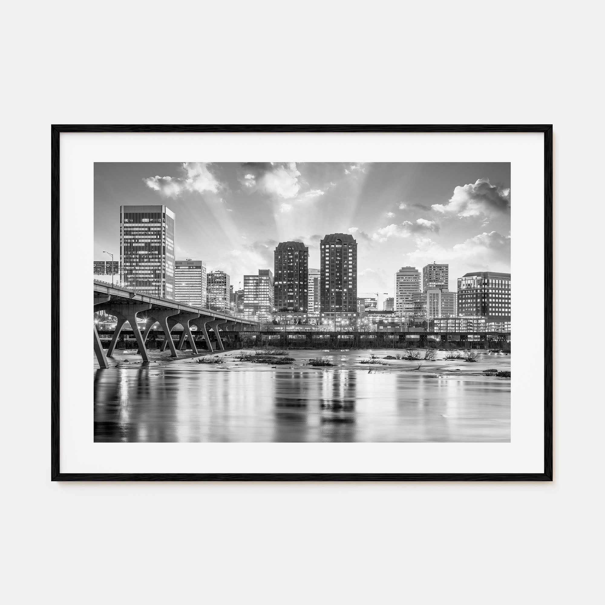 Richmond Landscape B&W Poster