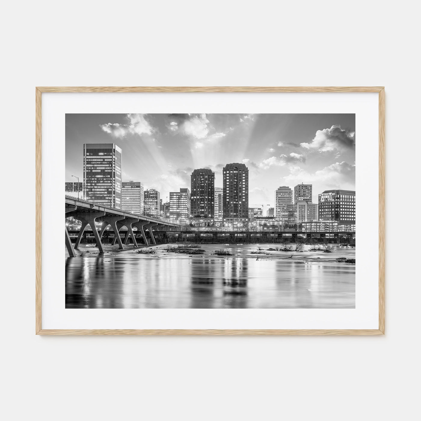 Richmond Landscape B&W Poster