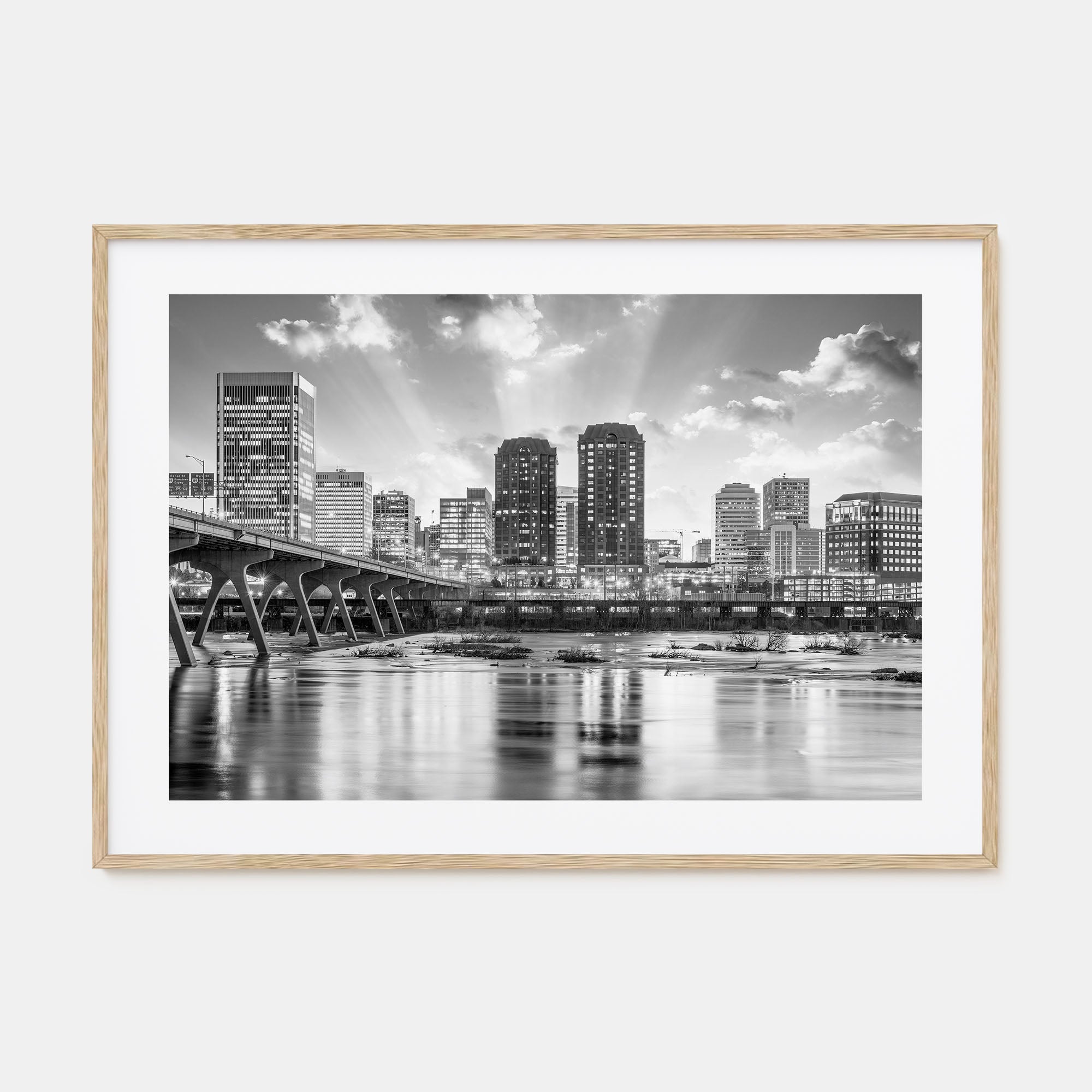 Richmond Landscape B&W Poster