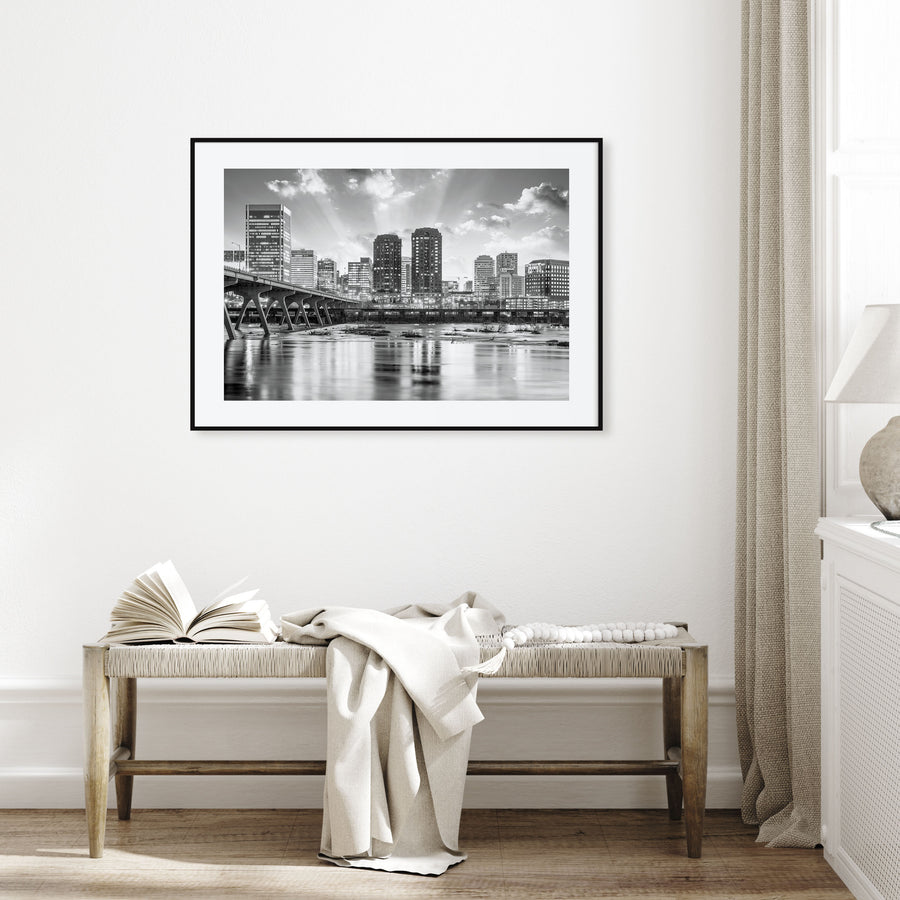 Richmond Landscape B&W Poster