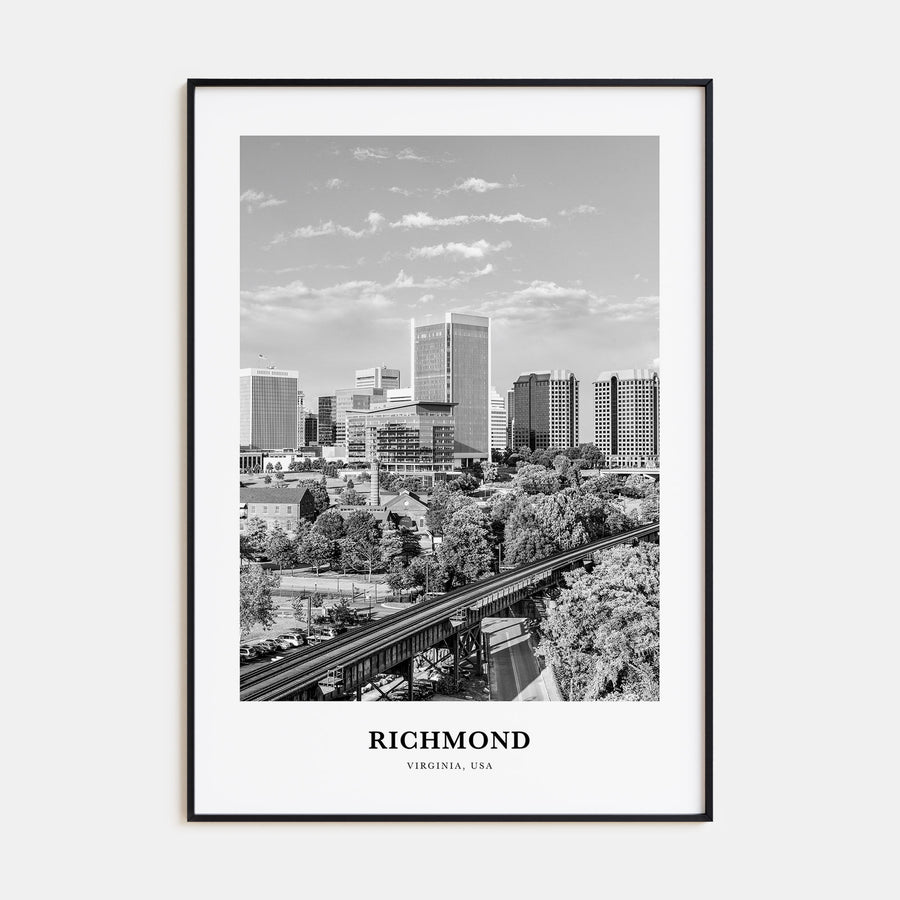 Richmond Portrait B&W No 2 Poster