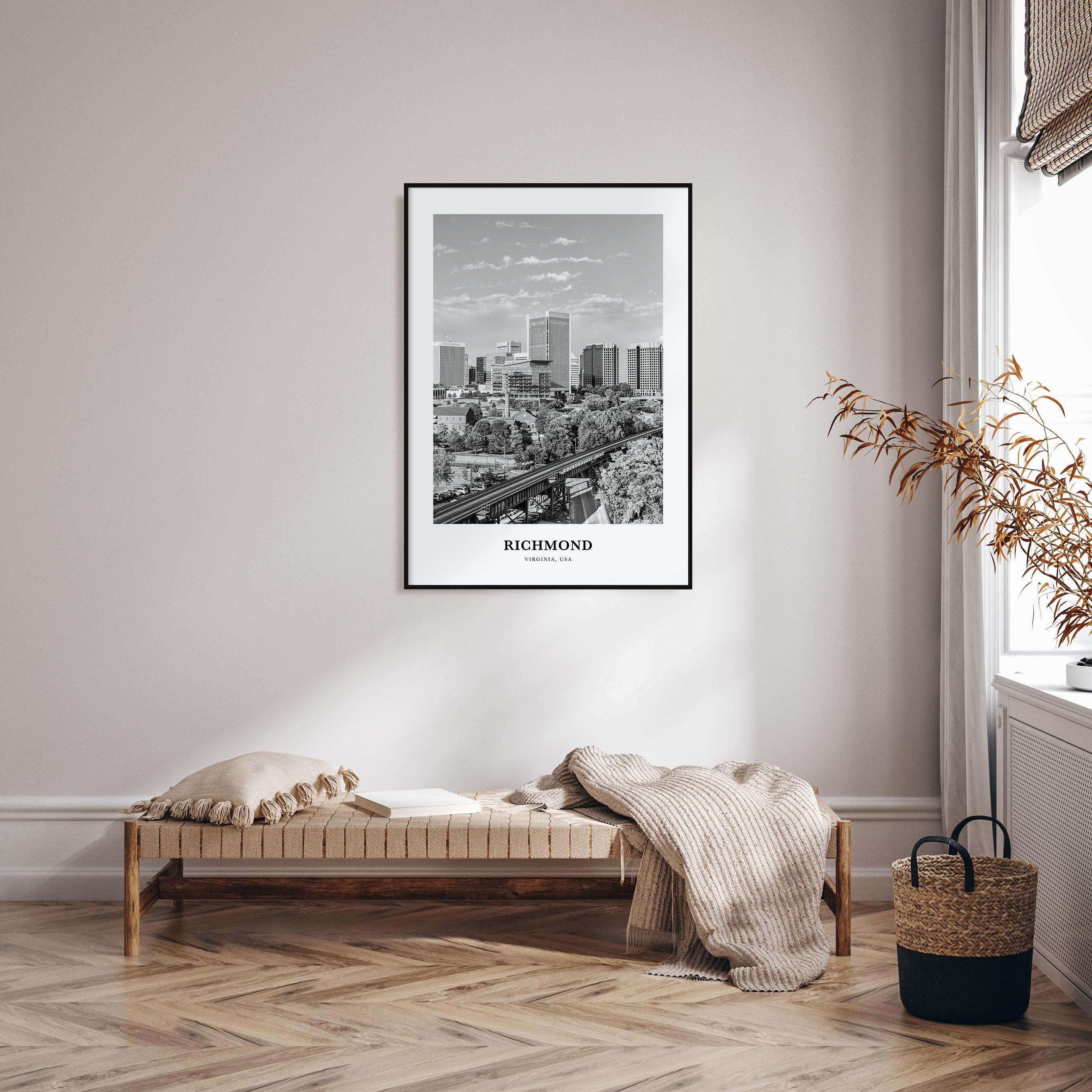 Richmond Portrait B&W No 2 Poster