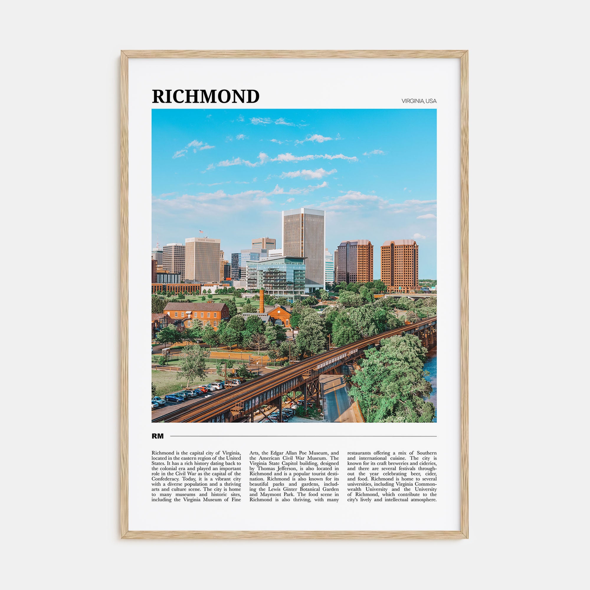 Richmond Travel Color Poster