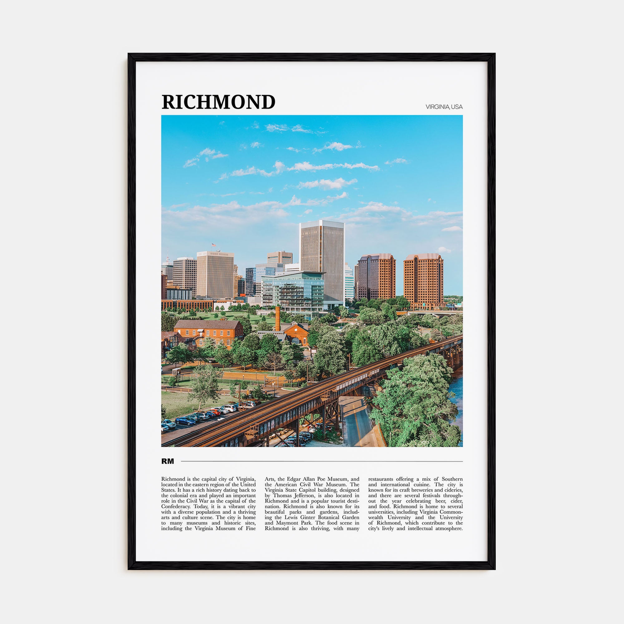Richmond Travel Color Poster
