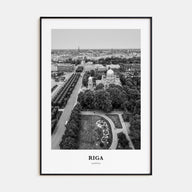 Riga Portrait B&W Poster