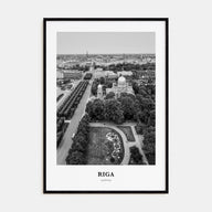Riga Portrait B&W Poster