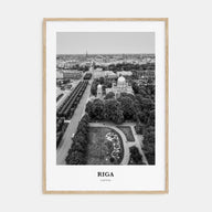 Riga Portrait B&W Poster