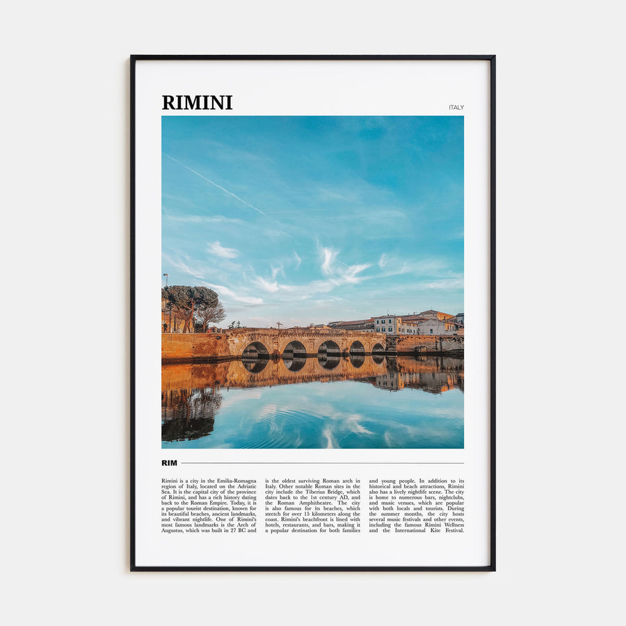 Rimini Travel Color Poster