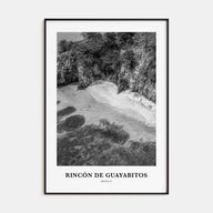 Rincón de Guayabitos Portrait B&W Poster