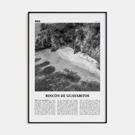 Rincón de Guayabitos Travel B&W Poster