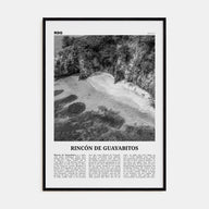 Rincón de Guayabitos Travel B&W Poster