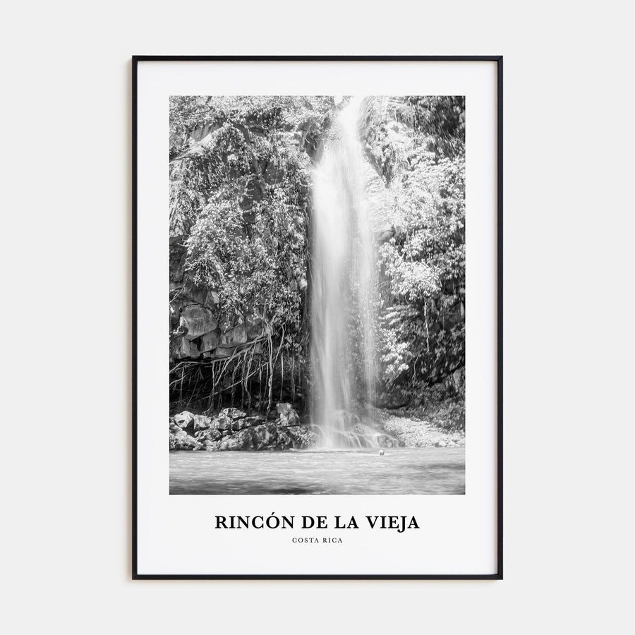 Rincón de la Vieja Portrait B&W Poster