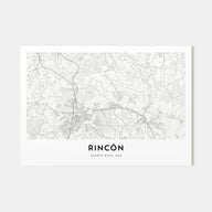 Rincón Map Landscape Poster
