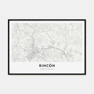 Rincón Map Landscape Poster