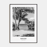 Rincón Portrait B&W Poster