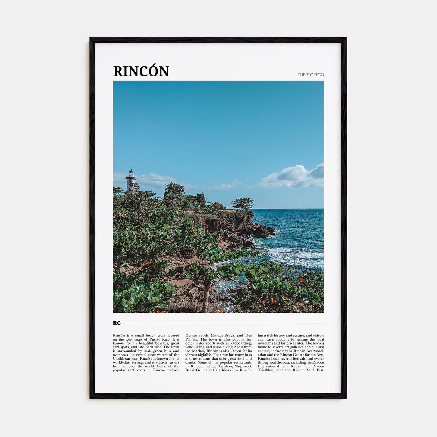 Rincón Travel Color Poster