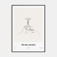 Rio de Janeiro Drawn No 2 Poster