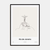 Rio de Janeiro Drawn No 2 Poster
