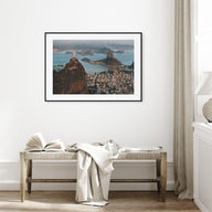 Rio de Janeiro Landscape Color Poster