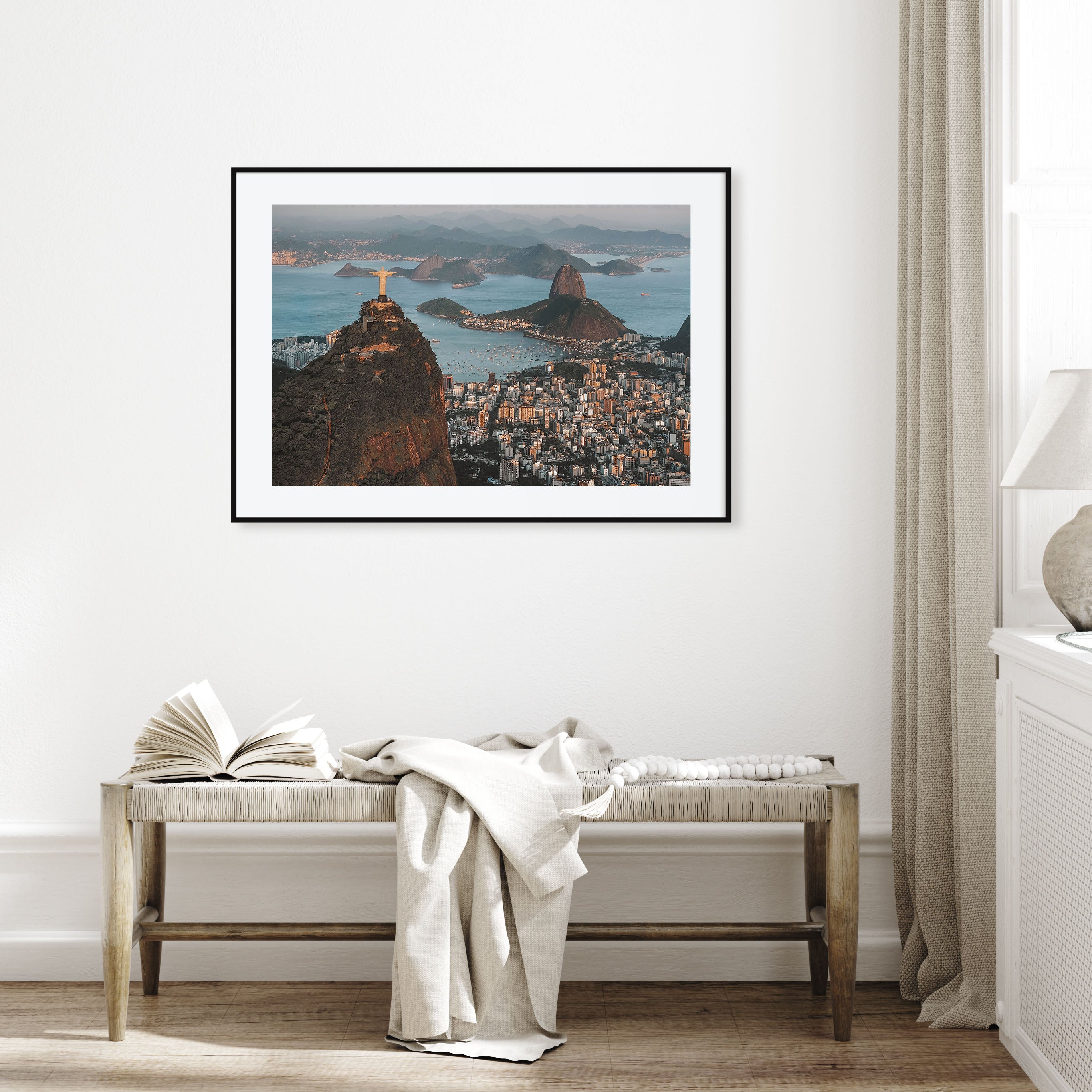 Rio de Janeiro Landscape Color Poster
