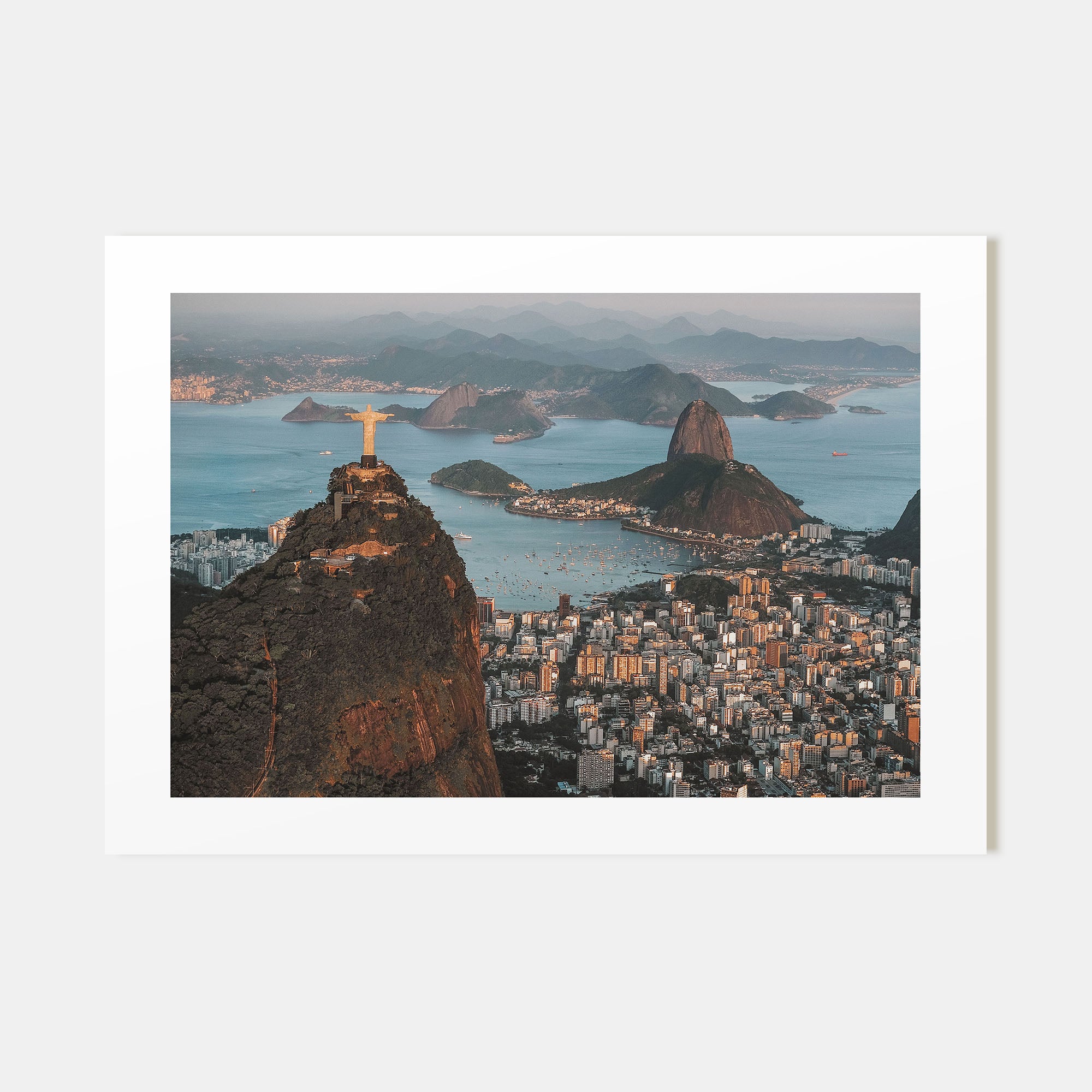 Rio de Janeiro Landscape Color Poster