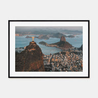 Rio de Janeiro Landscape Color Poster
