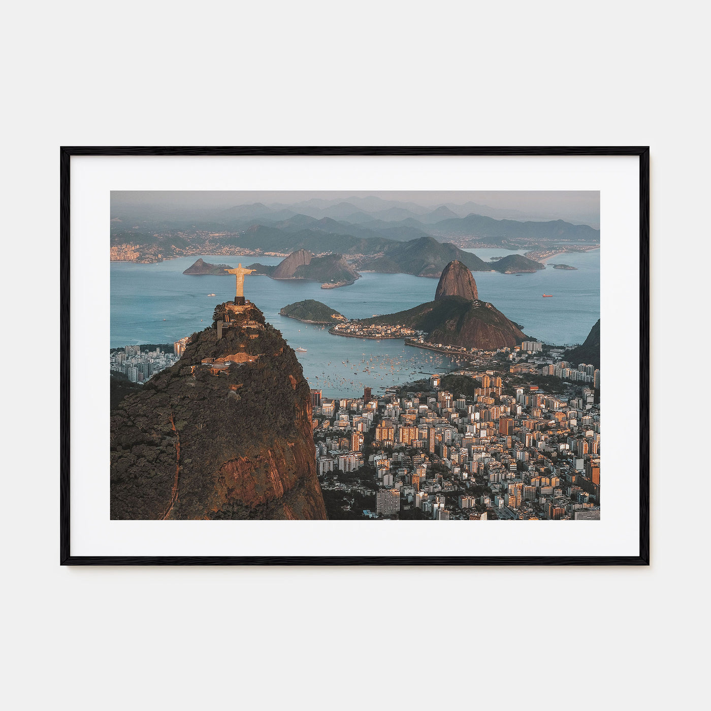 Rio de Janeiro Landscape Color Poster