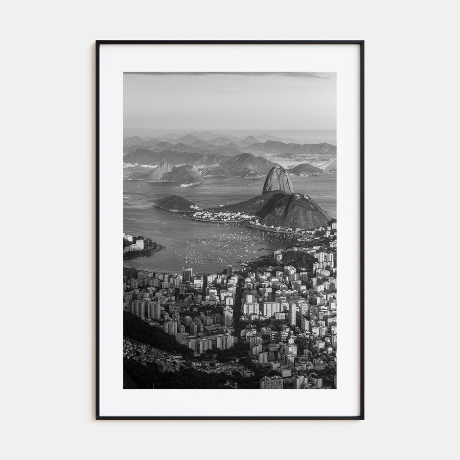 Rio de Janeiro Photo B&W No 1 Poster