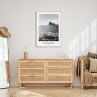 Rio de Janeiro Portrait B&W No 4 Poster