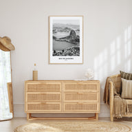 Rio de Janeiro Portrait B&W No 5 Poster