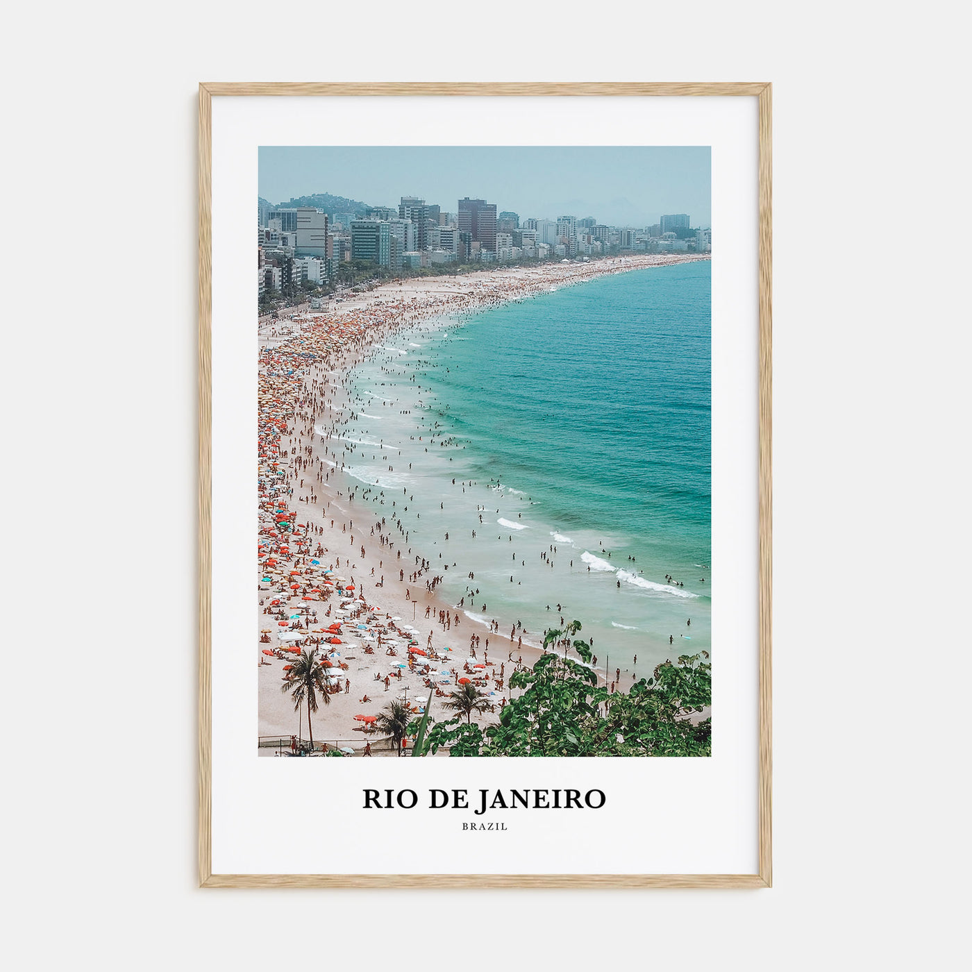 Rio de Janeiro Portrait Color Poster