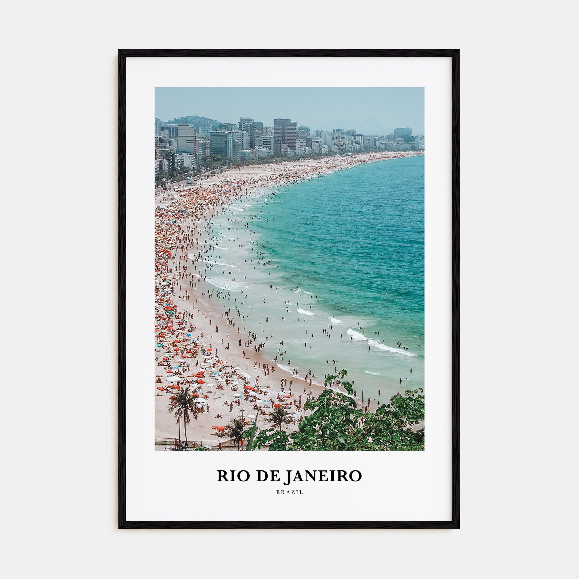 Rio de Janeiro Portrait Color Poster