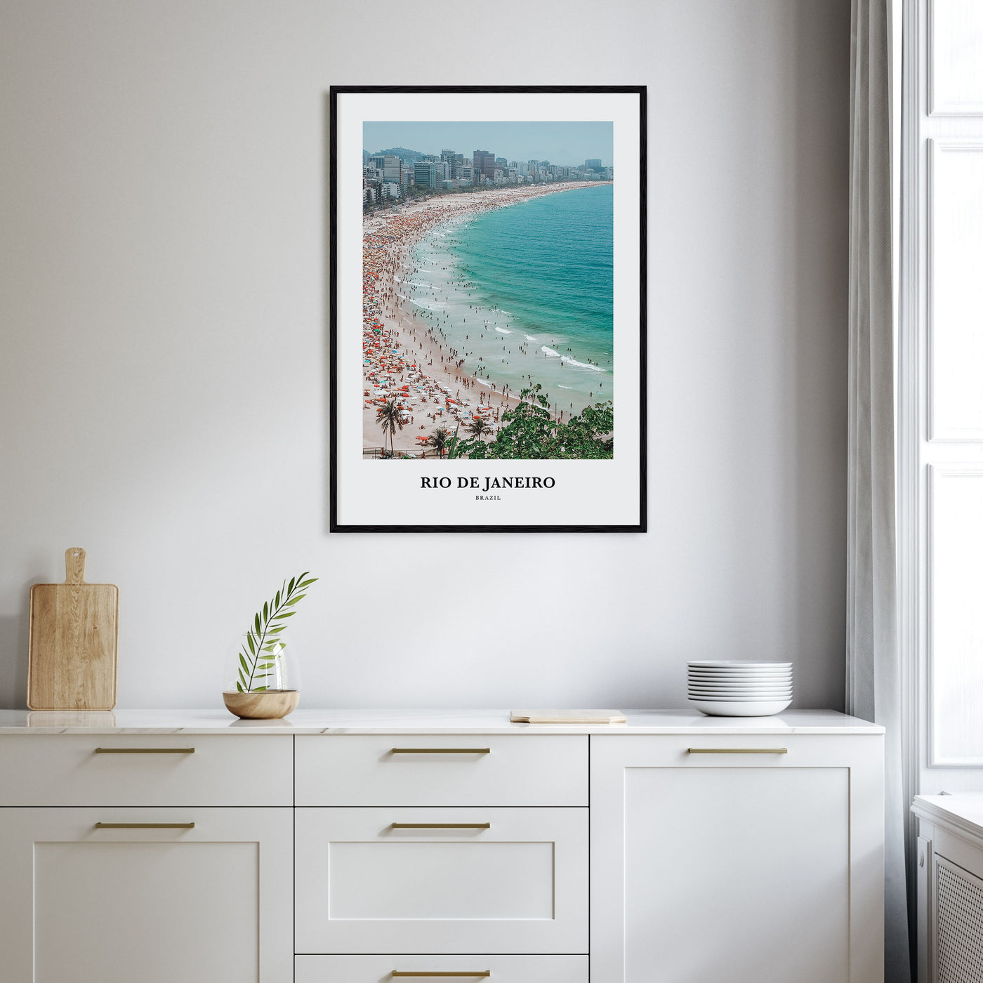 Rio de Janeiro Portrait Color Poster