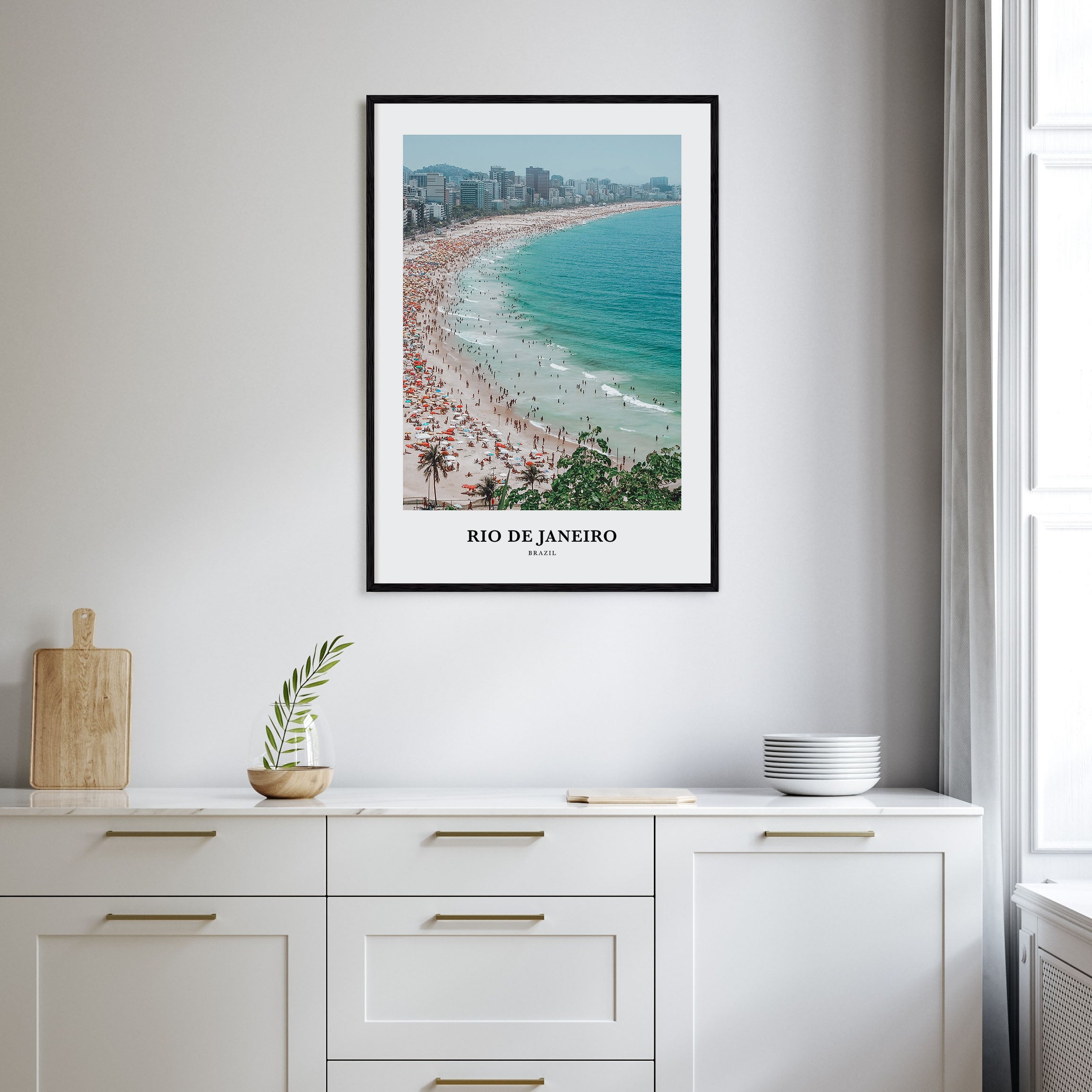 Rio de Janeiro Portrait Color Poster