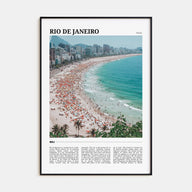 Rio de Janeiro Travel Color Poster