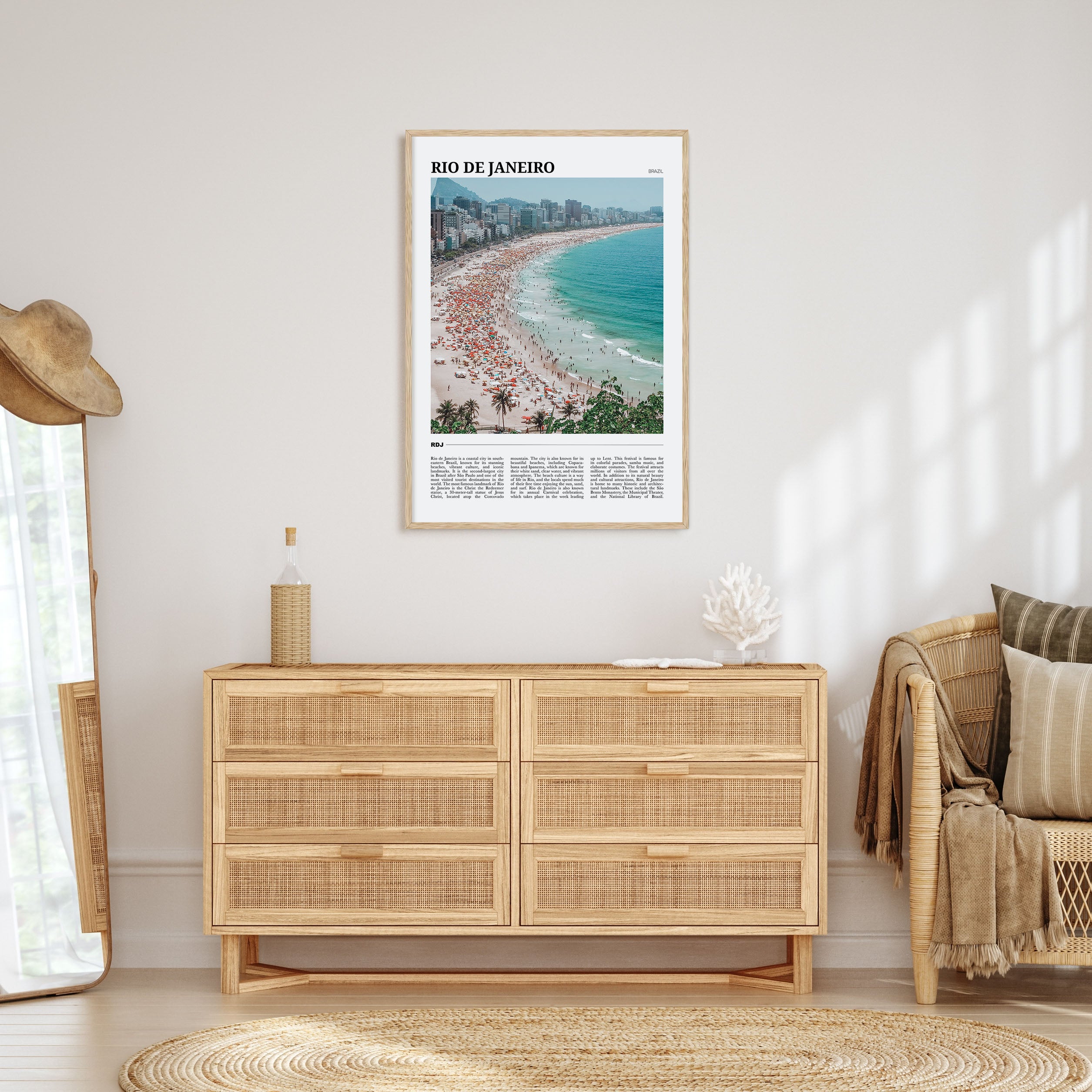 Rio de Janeiro Travel Color Poster