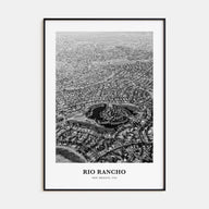 Rio Rancho Portrait B&W Poster