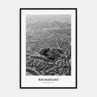Rio Rancho Portrait B&W Poster