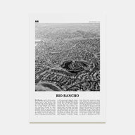 Rio Rancho Travel B&W Poster