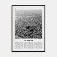 Rio Rancho Travel B&W Poster