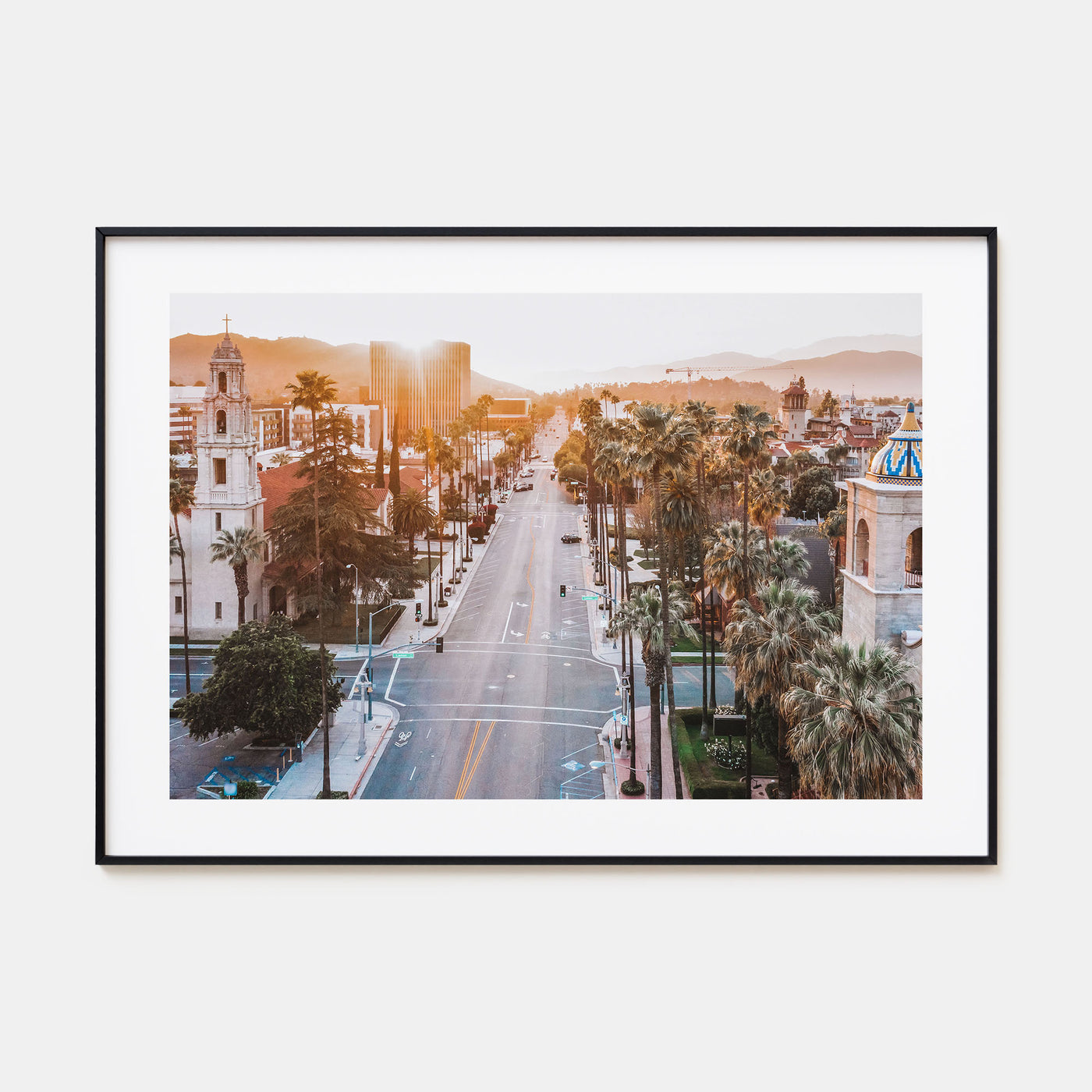 Riverside Landscape Color Poster
