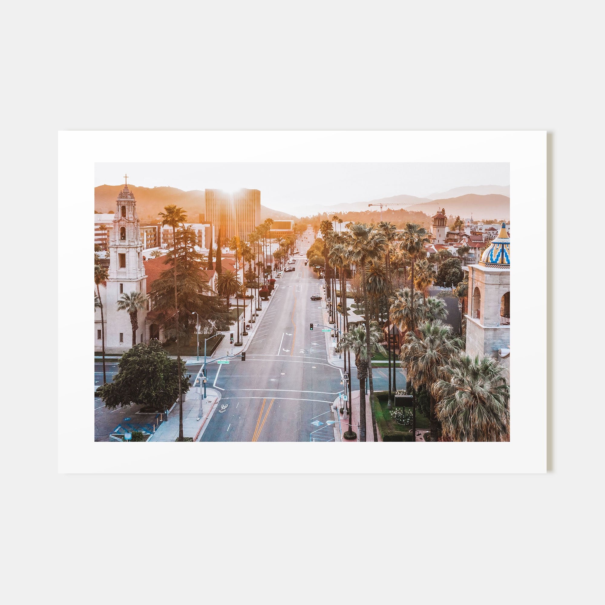 Riverside Landscape Color Poster