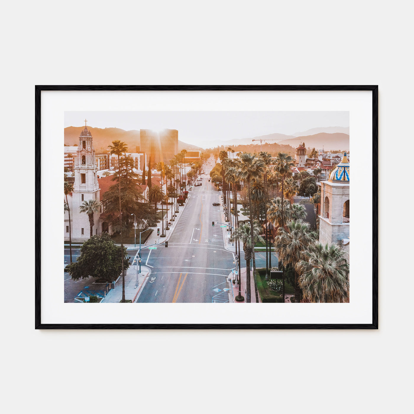 Riverside Landscape Color Poster