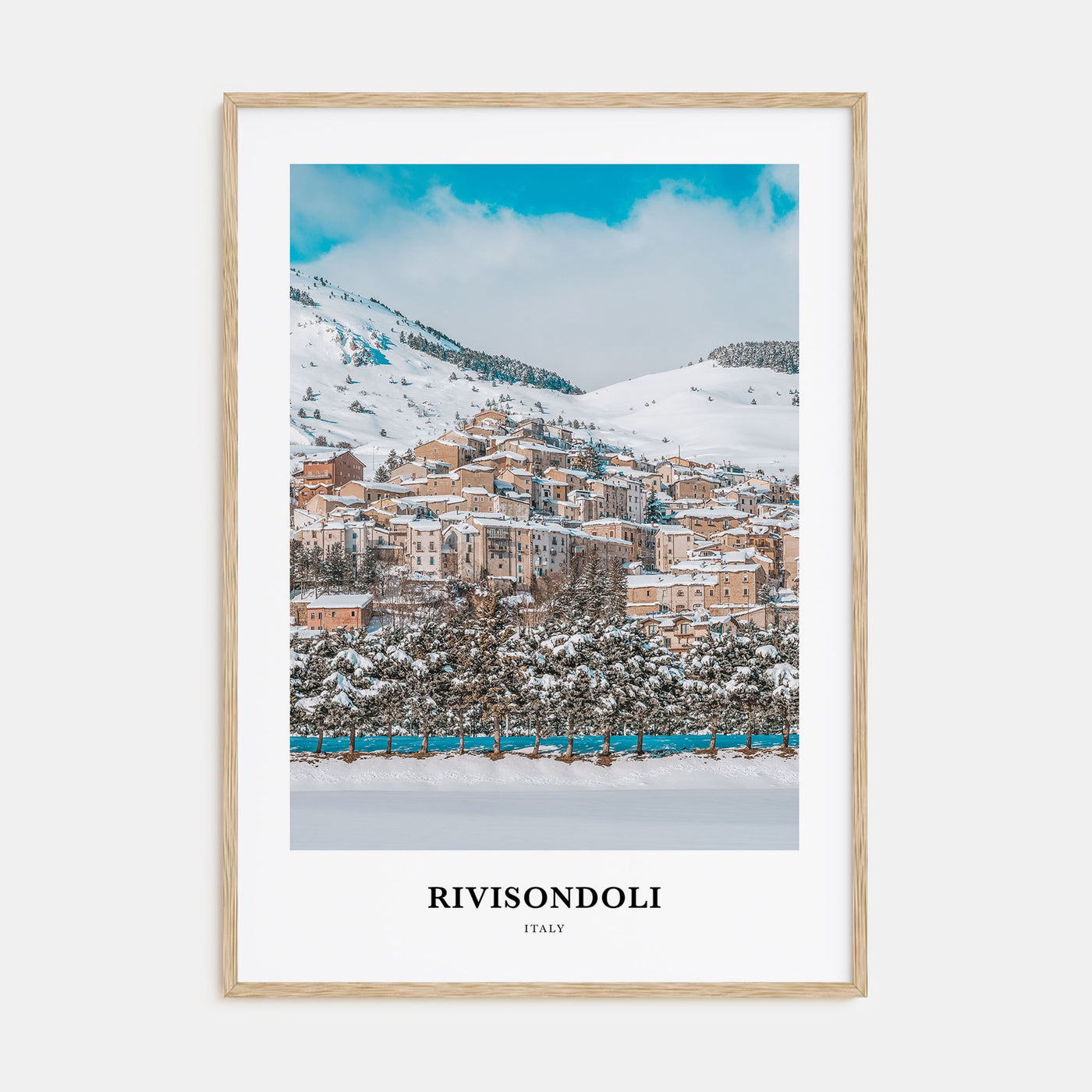Rivisondoli Portrait Color Poster